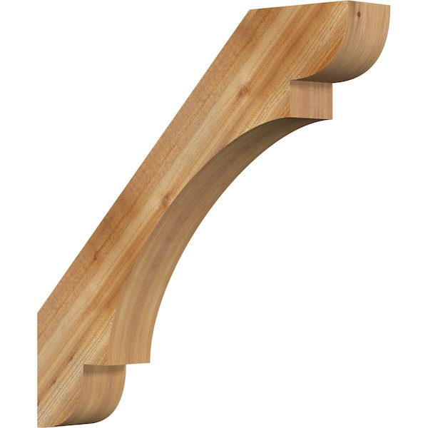 Ekena Millwork 6"W x 40"D x 40"H Olympic Rough Sawn Knee Brace, Western Red Cedar BRC06X40X40OLY00RWR - main